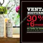 Venta Nocturna mueblerías móbica: 30% de descuento en todo + 6 meses sin intereses