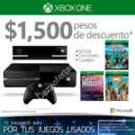 $1500 de descuento en Xbox One con Kinect y 3 juegos del 24 al 30 de mayo