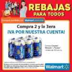 En Walmart 3x2 en six pack de cerveza Corona, Victoria o Tecate