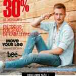 En Coppel 30% de descuento en jeans Lee para caballero