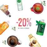 Cupón Body Shop 20% de descuento en toda la tienda del 10 al 12 de junio