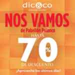 Hasta 70% de descuento en Dic&Co Pabellón Polanco por despedida