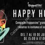 Happy Hour Starbucks: 2x1 en Frappuccino del 7 al 19 de junio de 3:00 a 5:00 PM
