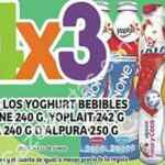Ofertas Julio Regalado 2016: 4x3 en yoghurts bebibles Alpura, Danone, Lala y Yoplait