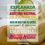 Dona Krispy Kreme GRATIS en el Auditorio Nacional si vas con tu bici y casco