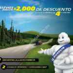 Promoción de Verano Michelin: hasta $2,000 de descuento comprando 4 llantas