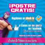 Postre GRATIS en torterías Las Juanas si das like o haces check in