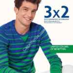 3x2 en prendas Benetton para caballeros en Sears