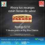 En 7 Eleven Big Bite GRATIS si recargas $150 en Movistar hoy y mañana