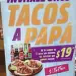 En El Portón cervezas a sólo $19 pesos en la compra de 4 tacos