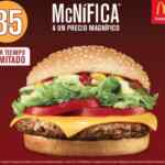 En McDonalds McNífica a sólo $35 pesos por tiempo limitado