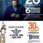 Promoción Sears Día del Padre: 20% de descuento en Levis y 30% en Dockers + 6 meses sin intereses