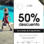 50% de descuento en la segunda pieza en Cloe