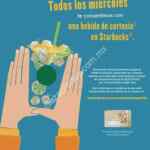 En Starbucks los miércoles bebida gratis en compras de $115 o más pagando con American Express