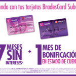 En Suburbia 7 meses sin intereses + 1 mes de bonificación con tarjeta Suburbia