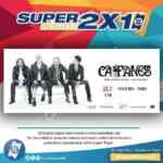 Súper Miércoles de 2x1 en Súperboletos: 2x1 en boletos para Caifanes, Sin Bandera y más