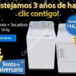 Combo lavadora + secadora Easy 16 kg a $10,990 en Walmart y 18 meses sin intereses