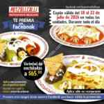 Cupón Potzollcalli: Enchiladas a sólo $65 esta semana