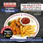 Cupón Potzollcalli del 25 al 29 de julio: Nuggets con papas a $50 pesos