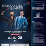 Boletos gratis para el concierto de Emmanuel y Mijares en Plaza Carso con tus compras