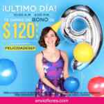 Última oferta de Aniversario Enviaflores: Bono de $120 sólo hoy viernes de 10:00 AM a 4:00 PM