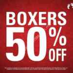 50% de descuento en boxers en Hang Ten