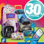 30% de descuento en mochilas, loncheras y lapiceras en Ofix
