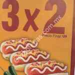 3x2 en hot dogs en Extra y Circle K
