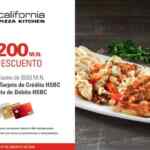 $200 de descuento en restaurantes California Pizza Kitchen al pagar con tarjetas HSBC