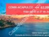 Ofertas en vuelos nacionales Aeroméxico: Vuelos redondos desde $2,099 para viajar en julio y agosto