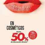 En Sanborns hasta 50% de descuento en cosméticos
