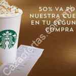 Promoción Starbucks Visa: cupón 50% de descuento en tu segunda compra