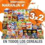 Ofertas Temporada Naranja (antes Julio Regalado 2016): 3x2 en todos los cereales