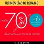 Últimas rebajas en The Home Store: Hasta 70% de descuento + 6 meses sin intereses