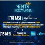 Venta Nocturna Walmart 14 de julio: $500 de bonificación en compras de $5,000 o más con Bancomer