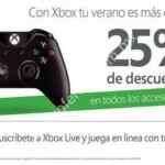 25% de descuento en todos los accesorios Xbox del 1al 17 de julio