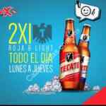 2x1 en Tecate Roja y Light en ComicX