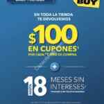Mega Venta Best Buy: 100 en cupones por cada $1000 de compra + 18 meses sin intereses