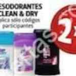 2x1 en Desodorantes Clean & Dry en Farmacias Guadalajara