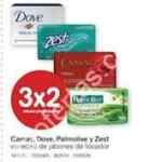 3x2 en jabones Camay, Dove, Palmolive y Zest en Farmacias Benavides
