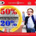 50% en armazones punto rojo, 20% en armazones punto azul en Opticas Americanas