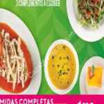 Arma tu Menú con Wings: Plato fuerte+ 3 complementos a escoger (sopa, ensalada y postre) a sólo $119 pesos