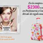 En Liverpool haz una compra de $2300 o más en perfumería y Cosméticos y llévate gratis una maleta