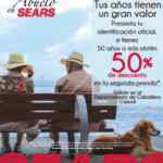 Día del abuelo en Sears: Presenta una identificación si tienes 50 años o más y obtén 50% de descuento en la segunda prenda.