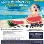 En MagniCharters 2x1 en vuelos de adultos y niños vuelan y se hospedan gratis