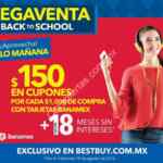 $150 en Cupones Best Buy y 18 meses sin intereses sólo Miércoles 10 de agosto