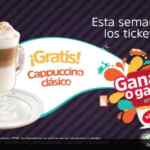 Promoción Vips Ganas o Ganas: Cappuccino GRATIS en todos los tickets esta semana