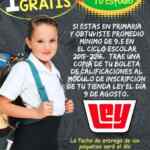 En Casa Ley paquete escolar GRATIS si llevas tu boleta de 9.5 o más hoy 9 de agosto