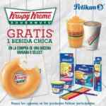 Productos Pelikan traen cupón para Krispy Kreme de bebida gratis en la compra de docena