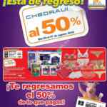 Folleto Chedraui al 50% del 5 al 7 de agosto: cupones del 50% del valor en productos seleccionados